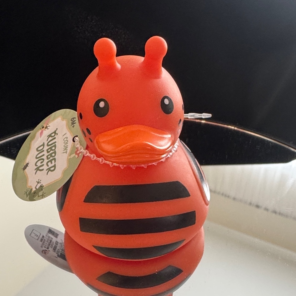 Kikkerland Colorful Duck Set of 4 Green, Orange, Purple, Yellow - Picture 4 of 7